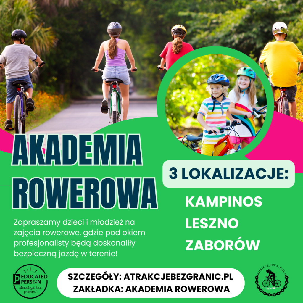 Akademia Rowerowa - zajęcia rowerowe dla dzieci